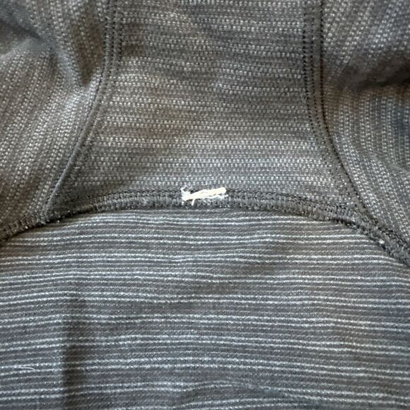 Lululemon Bhakti Yoga Jacket Luon Pique Black Dark‎ Slate / Black Size 6 W4F02S - Picture 9 of 13